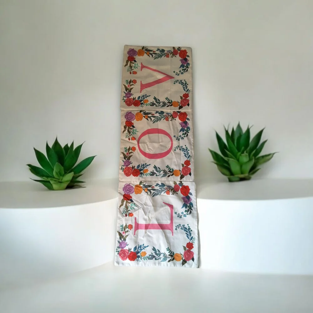 Floral‎ LOVE Decorative Pillows